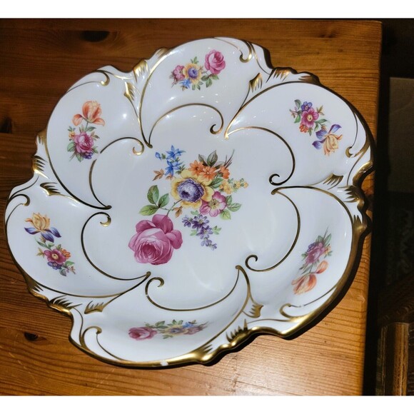 VTG GERMANY JLMENAU GRAF VON HENNEBERG Porzellan Fine Art Porcelain 40s Mint 9.5 - Picture 4 of 11